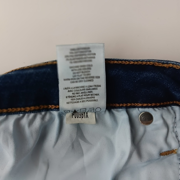 Vigoss Thompson Tomboy Dark wash, midrise Relaxed fit.  Size 14 - Picture 7 of 8